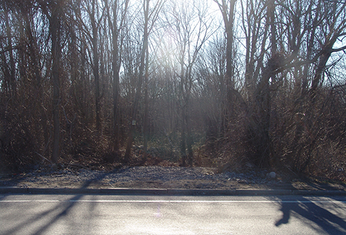 Preliminary work has already begun at the site off Route 81 near the Fall River, Mass., line. (Frank Carini/ecoRI News)