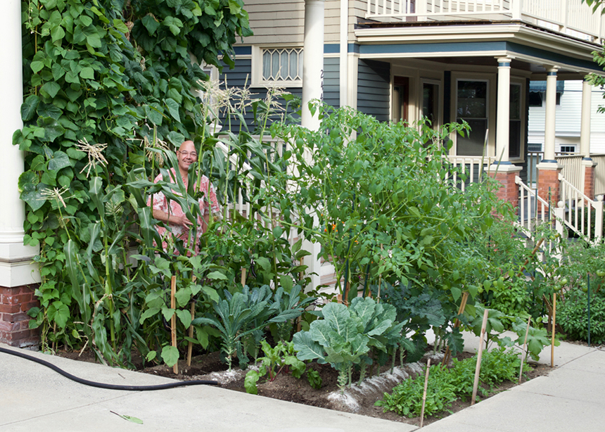 Providence resident Stewart Martin’s passion for science and art have come in handy with his desire to promote urban gardening and composting. (Courtesy photo)