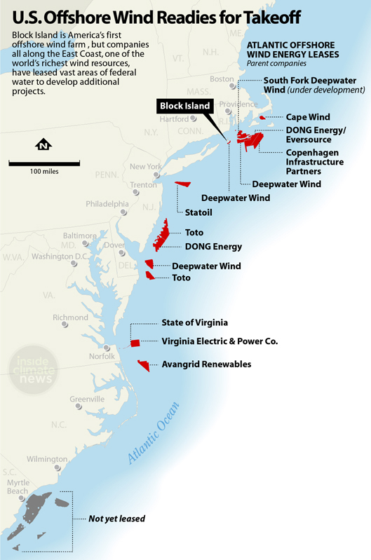 Source: Bureau of Ocean Energy Management. (Paul Horn/InsideClimate News)