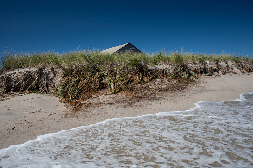 Sea-level rise is accelerating beach erosion in southern New England, like this spot on Cape Cod. (istock)