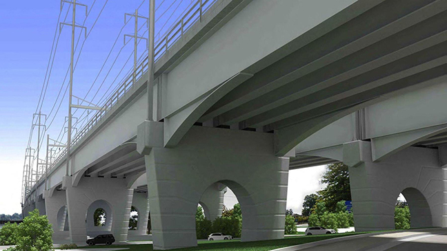 Environmentalists say the Susquehanna Bridge project could set an unacceptably low bar for local environmental protections. (FRA rendering)