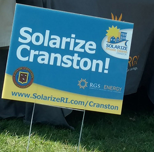 As more Solarize customers sign up, the price for installation drops. (Tim Faulkner/ecoRI News)