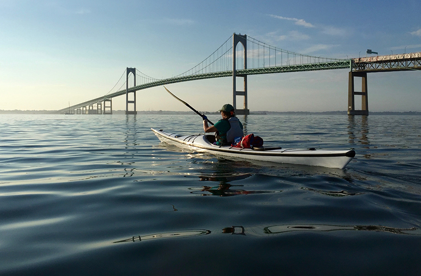 While Pam Rubinoff enjoys the water, the coastal engineer understands and respects its power. (Courtesy photo)