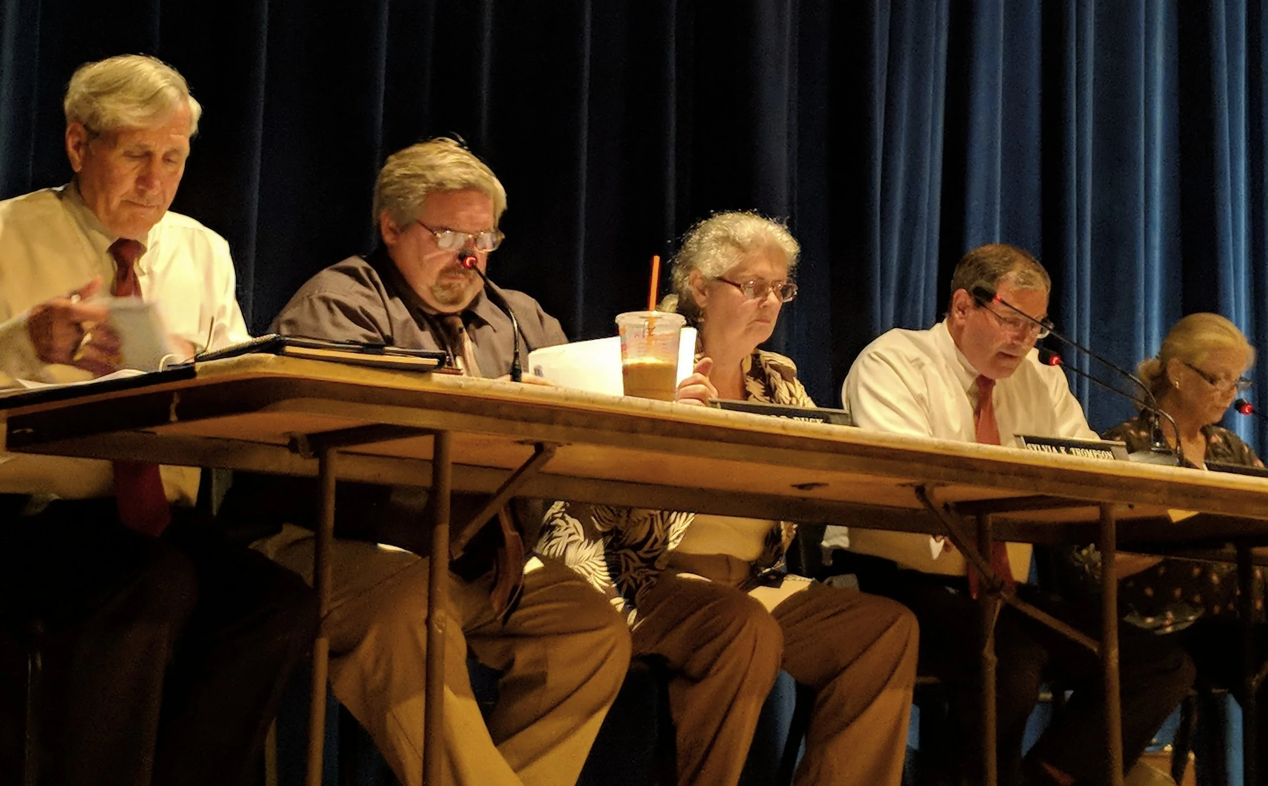 The Hopkinton Town Council. (Tim Faulkner/ecoRI News)