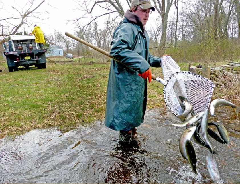 Protecting Rhode Island’s environment requires more than DEM stocking local waters with trout and government officials noting that recreational fishing contributes more than $130 million to the economy annually. (Pinterest)