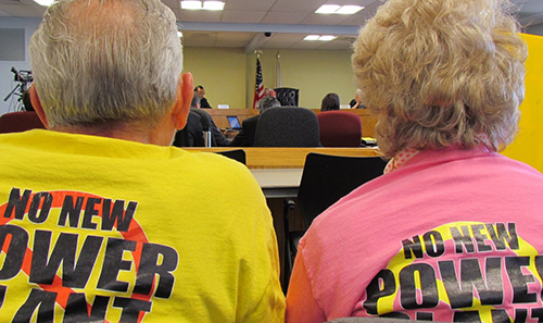Support provided to the fossil-fuel power plant proposed for the forests of Burrillville by state officials, despite statewide pushback on the project, doesn’t mix with increasing in-state renewable energy. (ecoRI News)