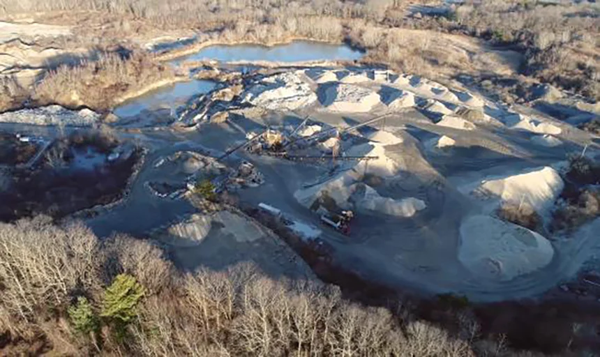 A former gravel pit in North Kingstown could soon be Rhode Island’s highest capacity contiguous solar generation facility. It will provide enough power to offset 70 percent of Brown University’s campus electricity use. (Brown University)