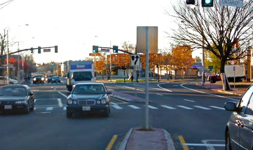 Four years ago, when the Rhode Island Department of Transportation repaved Elmwood Avenue, it chose not to incorporate separated bicycle lanes. (Complete Streets Action Plan)