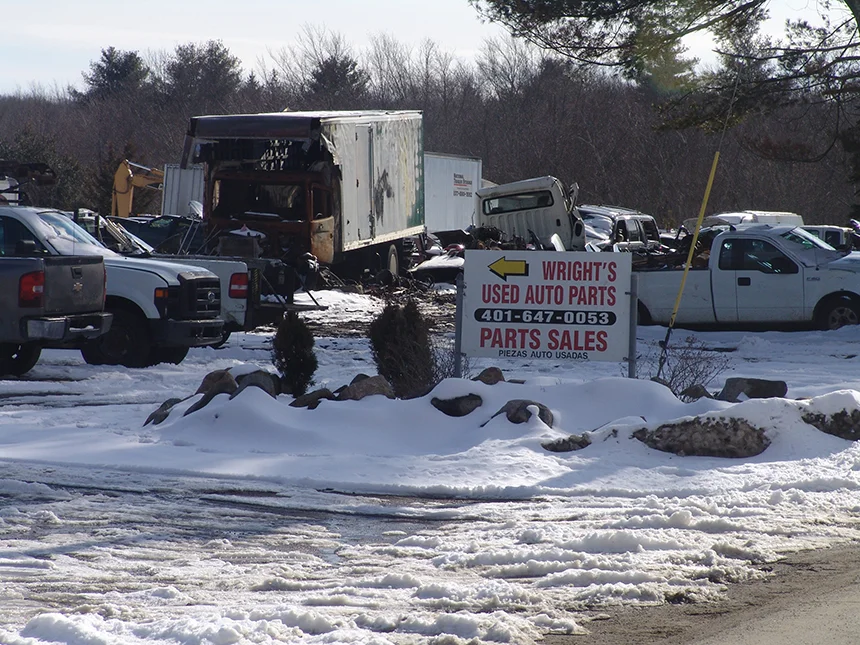 Twice in the past five months the Rhode Island Department of Environmental Management has taken action against Wright’s Auto Parts. (ecoRI News)