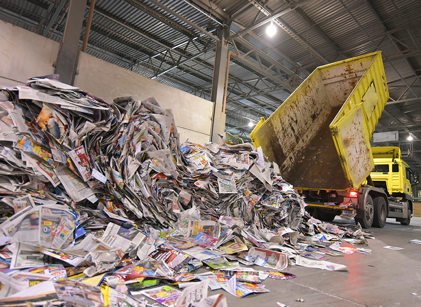 The price for mixed paper recycling dramatically declined when China changed its policy two years ago. (istock)