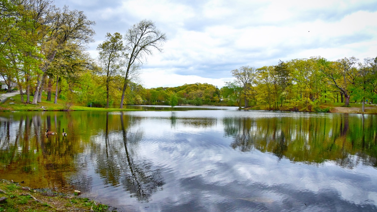 Meshanticut is derived from the Native American term ‘well-wooded country.’