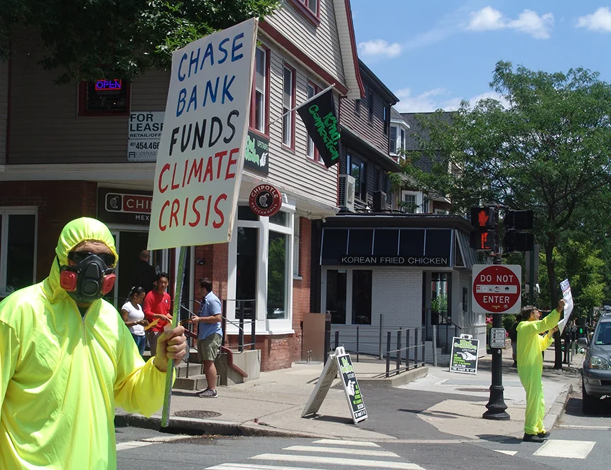Chase Bank is responsible for $1 out of every $10 of fossil-fuel financing.