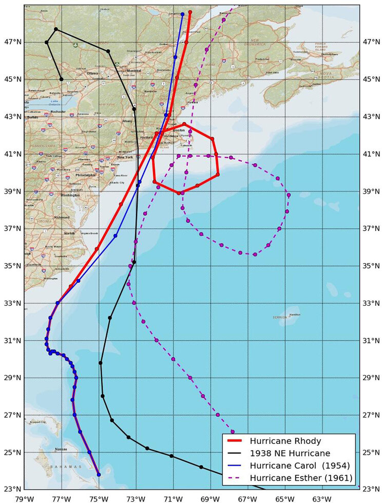 While this modeled hurricane is a worst-case scenario, itâ€™s likely a major hurricane will hit Rhode Island in the next 80 years. (Isaac Ginis/University of Rhode Island)