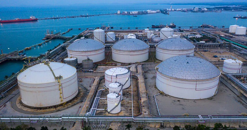 Liquefied natural gas is natural gas that has been cooled to a liquid state, at about minus 260 degrees Fahrenheit, for shipping and storage. (istock)