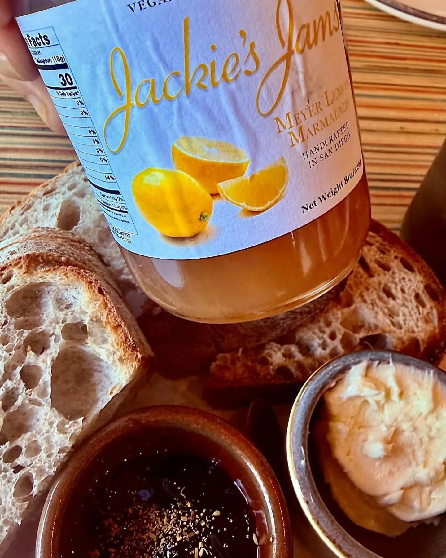 @realjoestinson enjoys having @jackiesjams at @manna_leucadia.  Home of Michelin Star Chef @chefbachelier.