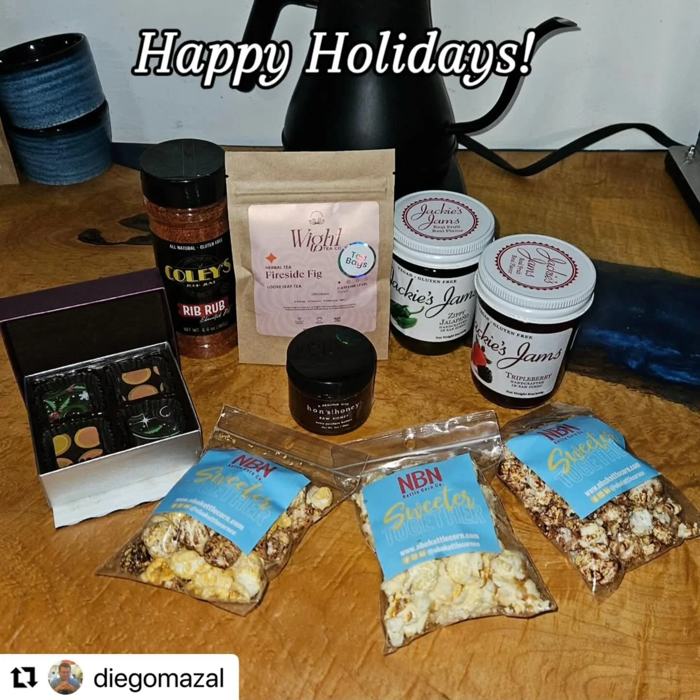 #Repost @diegomazal with @use.repost
・・・
ICCC Holiday gift box! 

An assortment of tasty treats from alumni of ICCC programs across the US, bringing sweetness and inspiration for 2026!

Kettle corn from Naughty But Nice @nbnkettlecornco in Birmingham