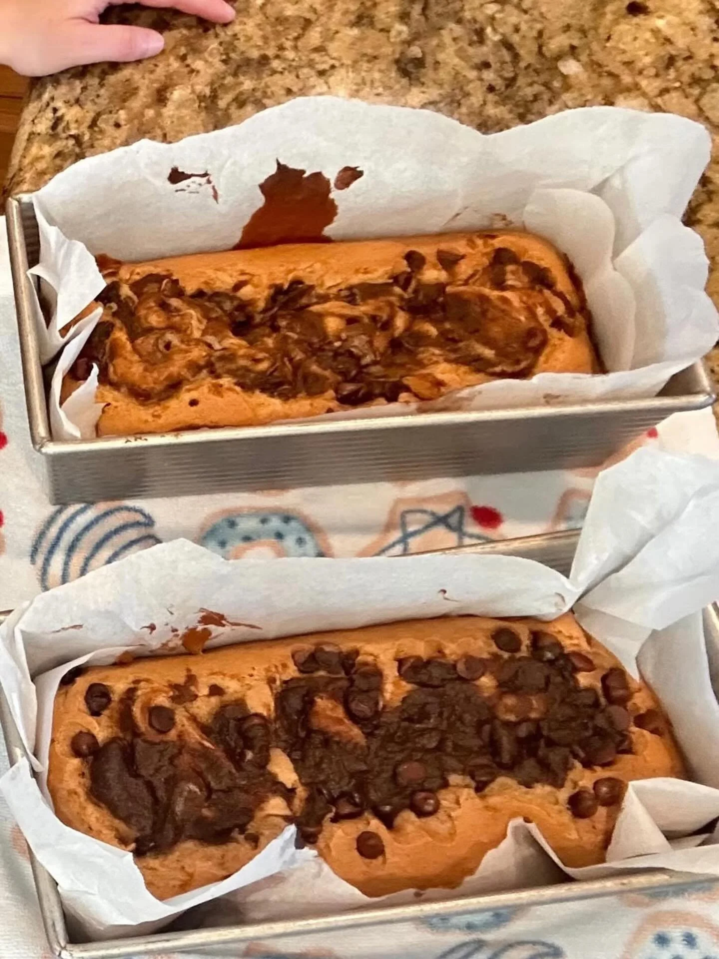 The @thedivinedough made pumpkin-banana bread with chocolate, using our Pumpkin Butter.