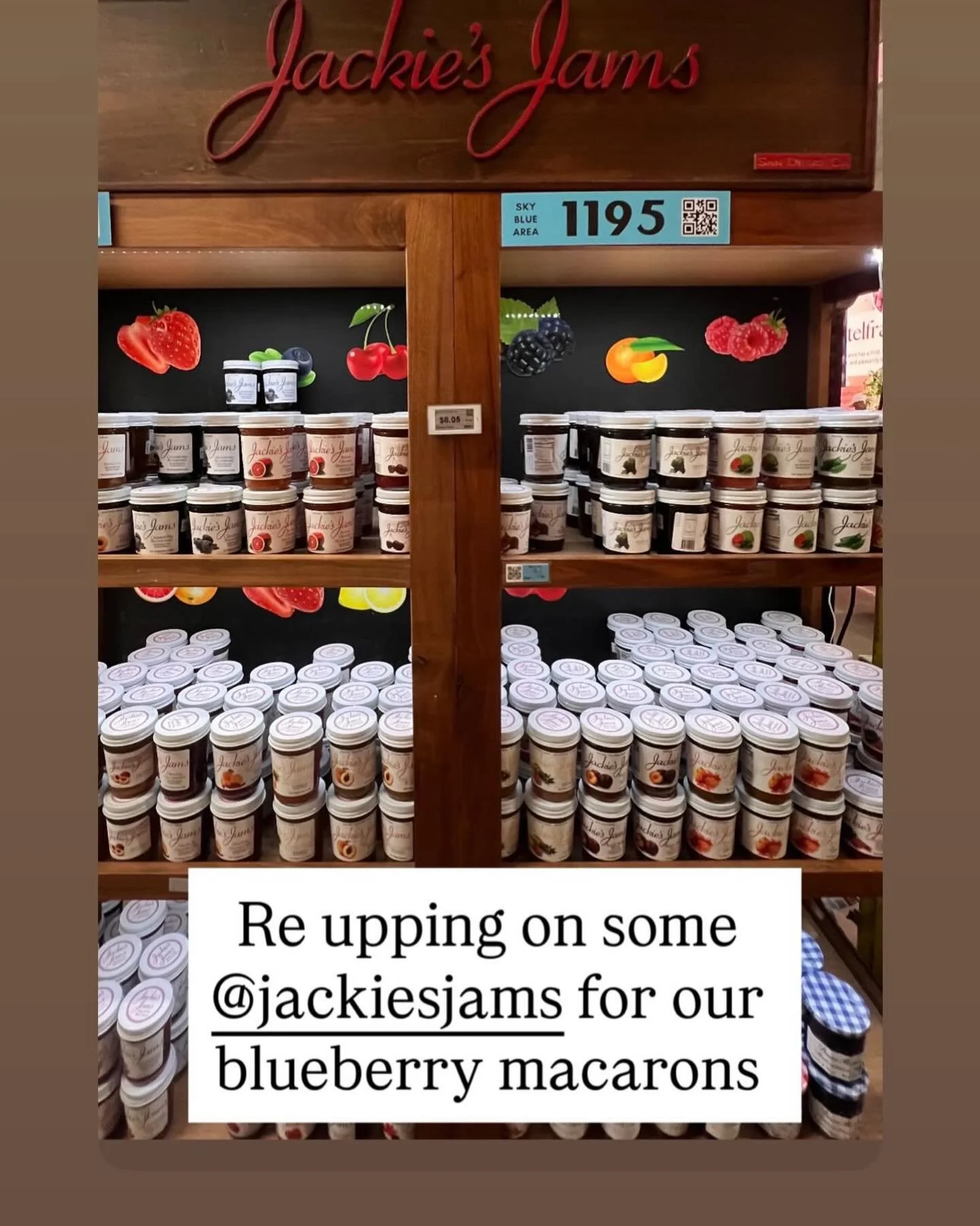 Our friends @themacaronshopsd shop at @specialtyproduce for @jackiesjams.  Check out the new @themacaronshopsd bakery.  To pick up some great treats.