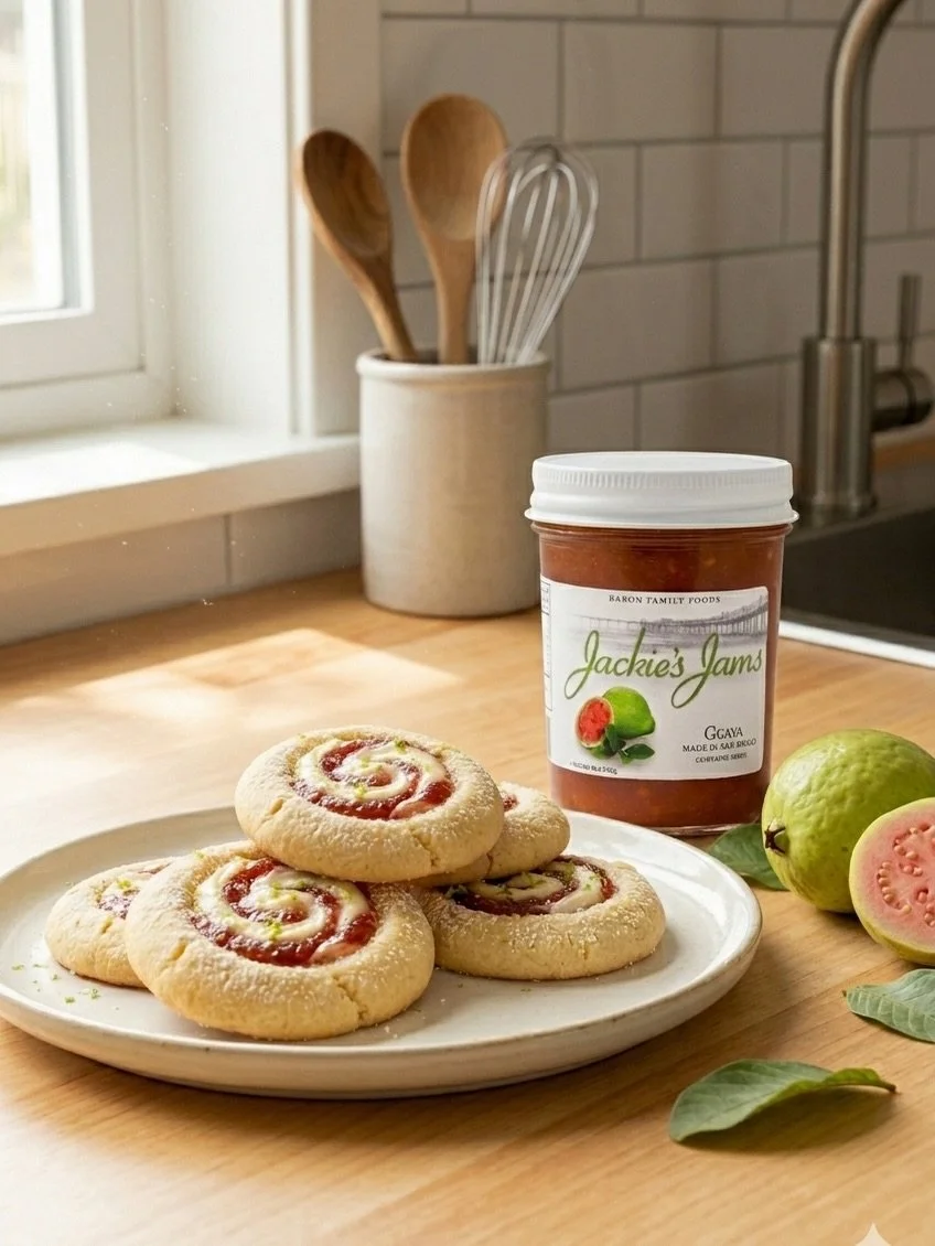 Are you subscribed to our newsletter? If not, you&rsquo;re missing out! We just shared some tasty recipes incorporating our Guava Jam. To enroll in our newsletter or to pick up a jar of guava, visit jackiesjams.com 🏝️