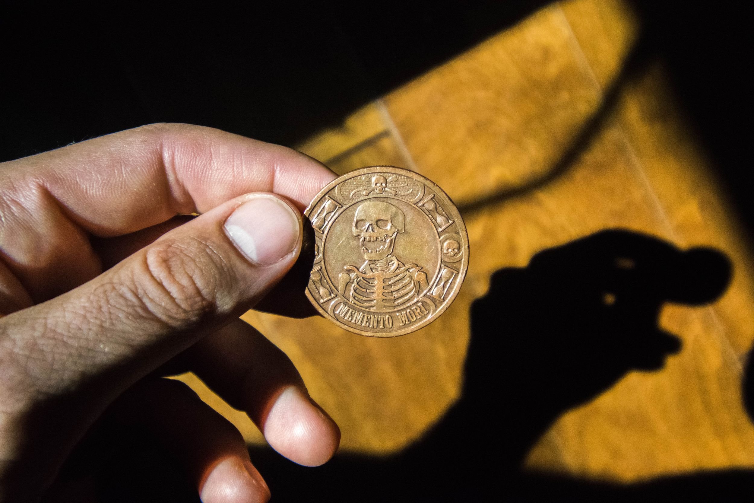   Memento Mori Coin   A pocketable reminder that we’re going to die one day.   Pocket One &amp; Why  