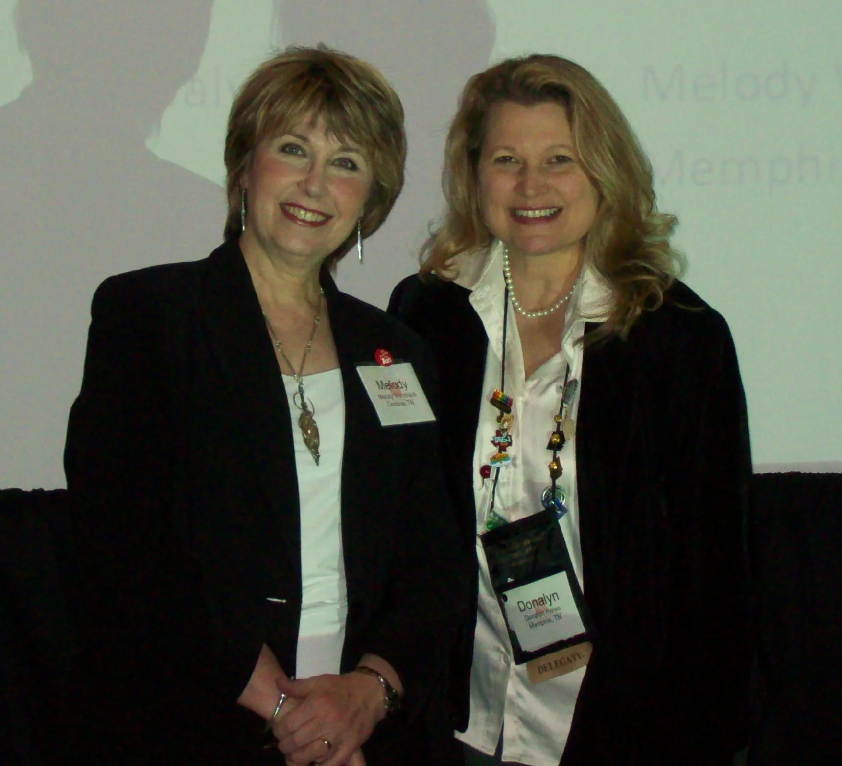 Donalyn and me Co-Presenting at NAEA Convention in 2009.