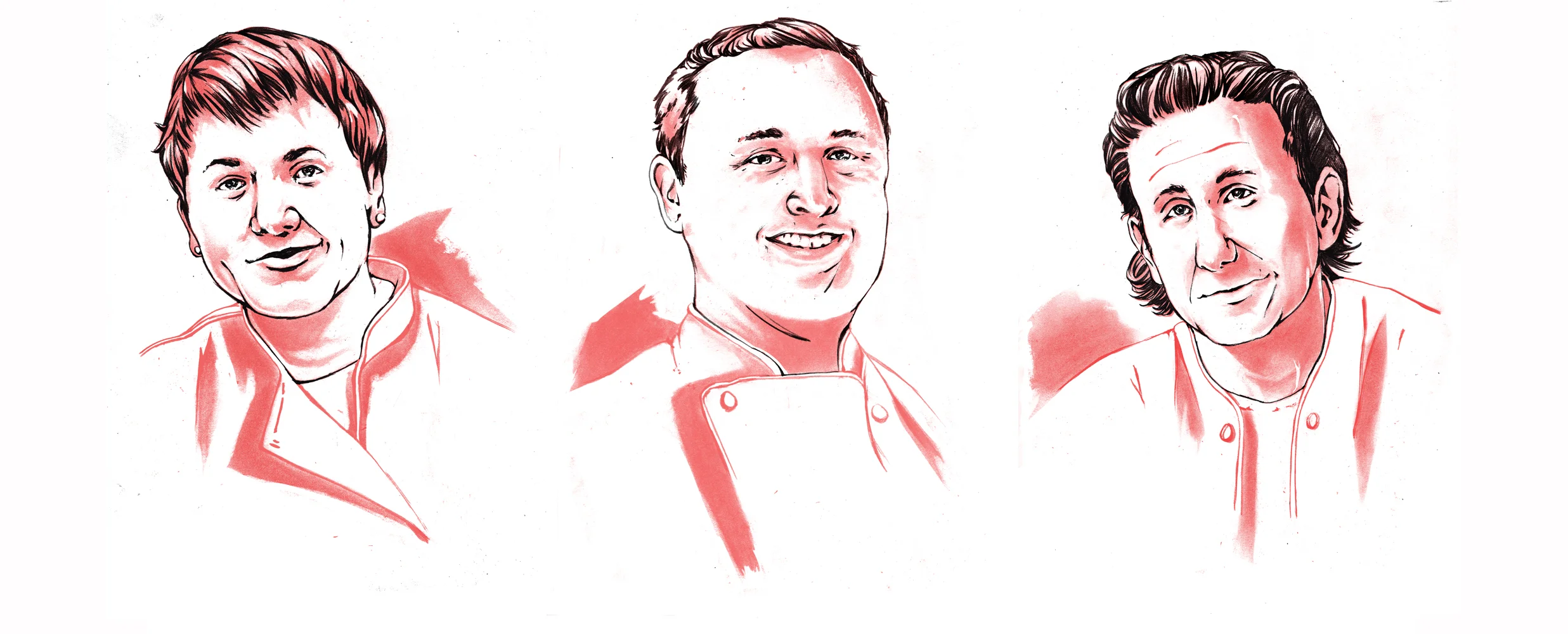 Selections from Chef Portraits created for Philly Magazines The (New) Cheap Eats Issue- October 2016
