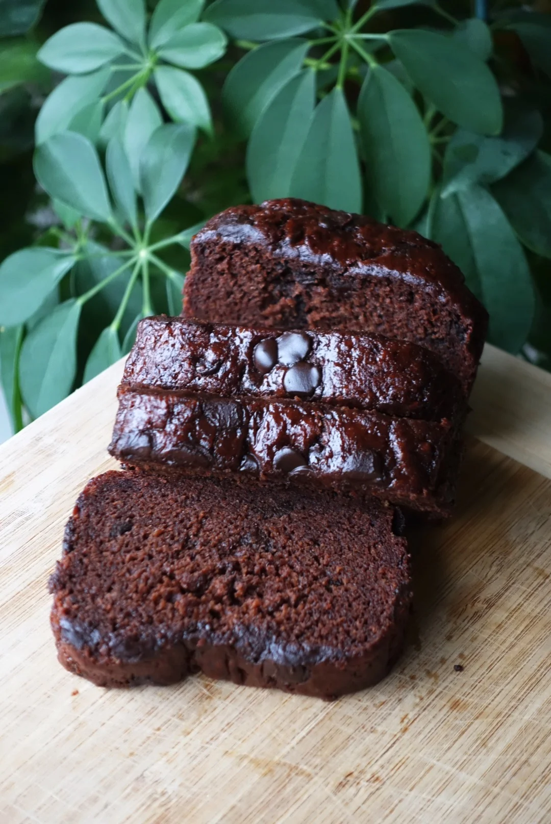 Fudgy Chocolate Banana Bread