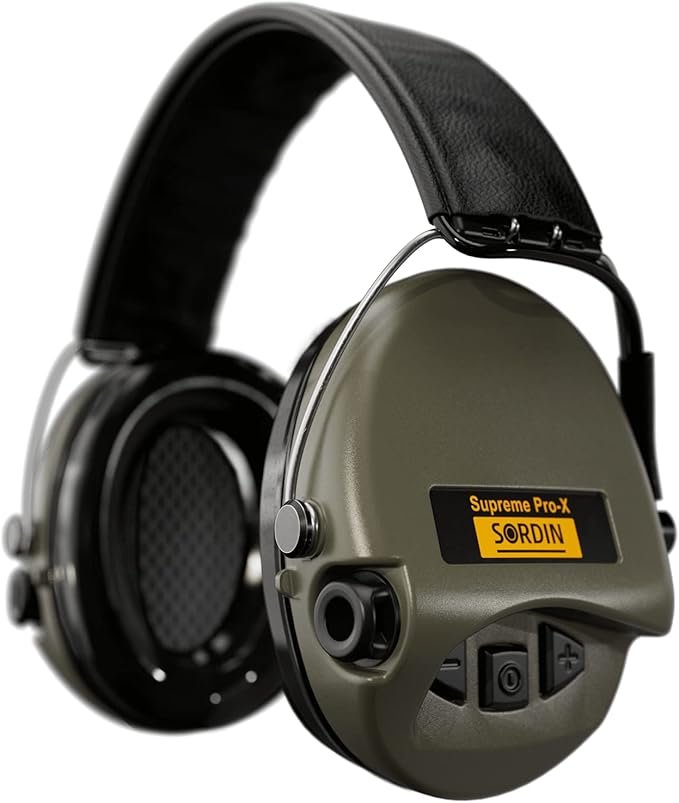 Sordin Supreme Pro-X Leather active hearing protectors