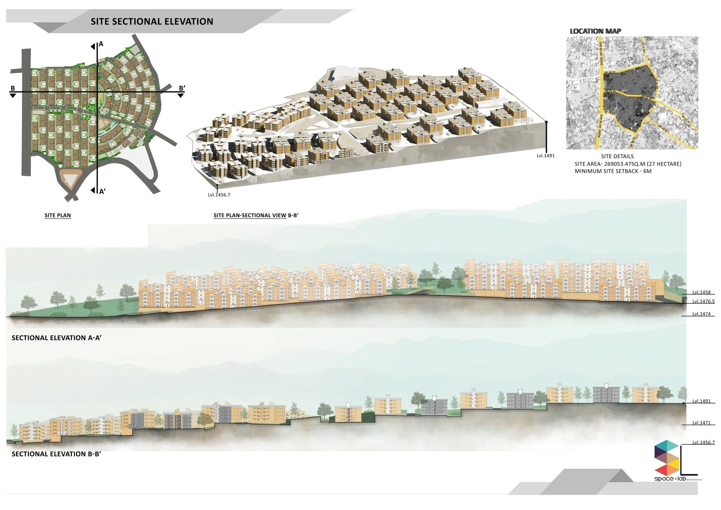 SITE SECTIONAL ELEVAION