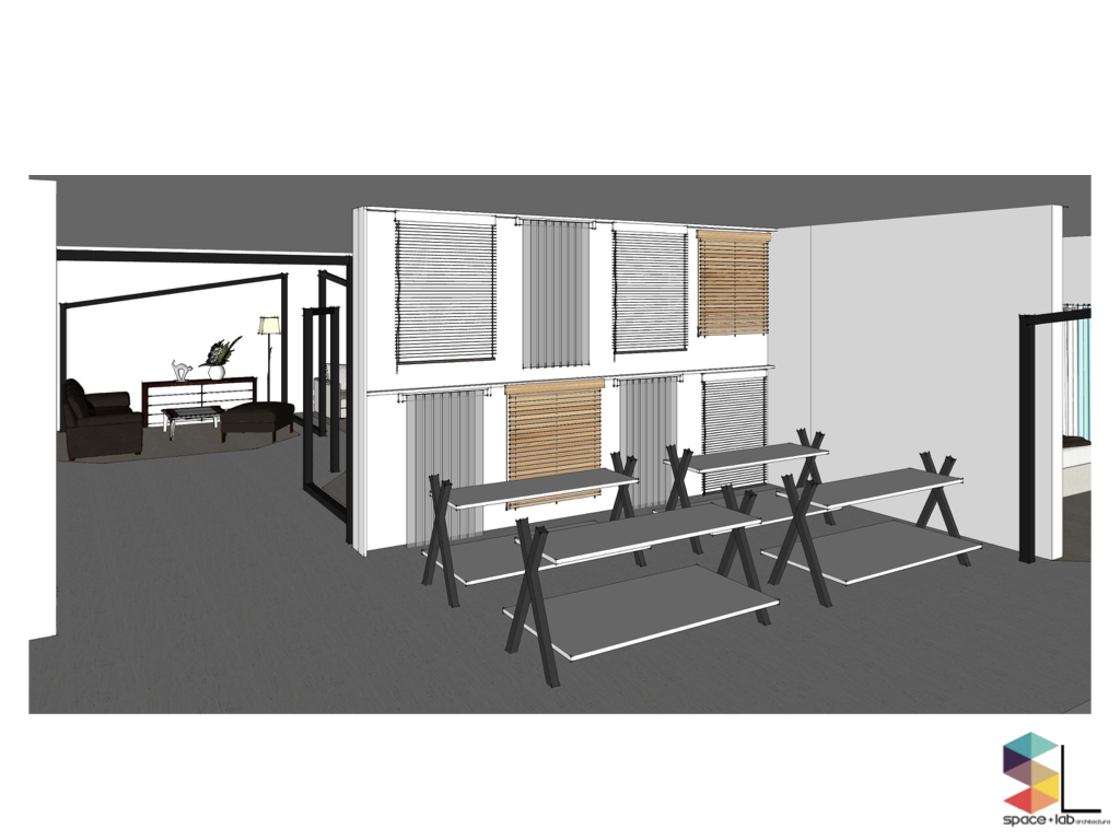 SOFT FURNISHING AND BLINDS DISPLAY UNITS