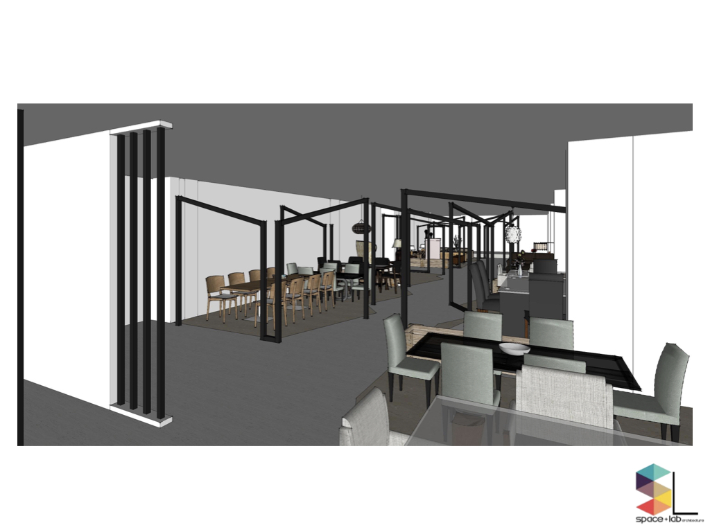 DINING ROOM FURNITURE DISPLAY
