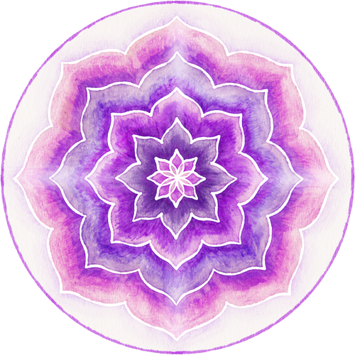 Flower One Mandala (Magenta) (BW006)