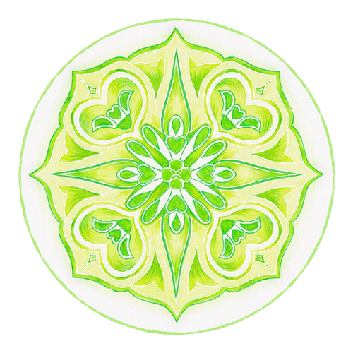 Snowdrop Mandala (BW023)