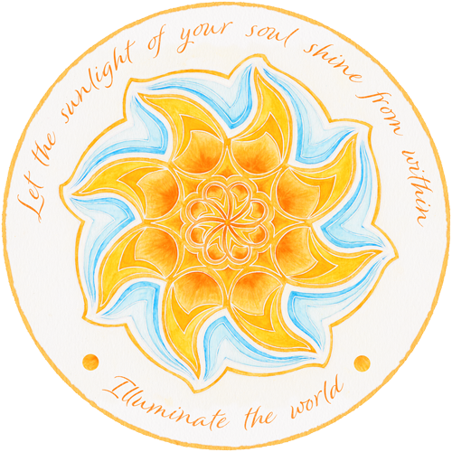 Iluminate The World Sun Mandala (BW009B)