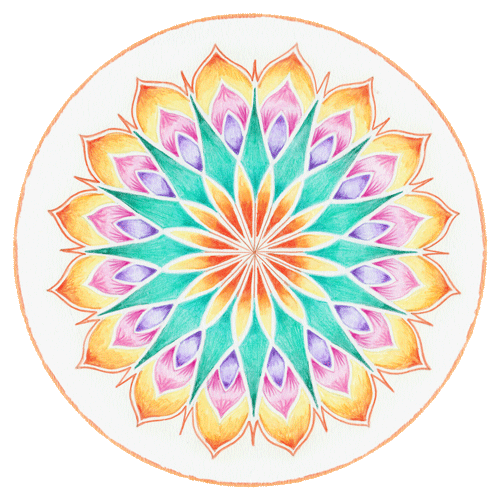 Peacock Mandala (BW030)