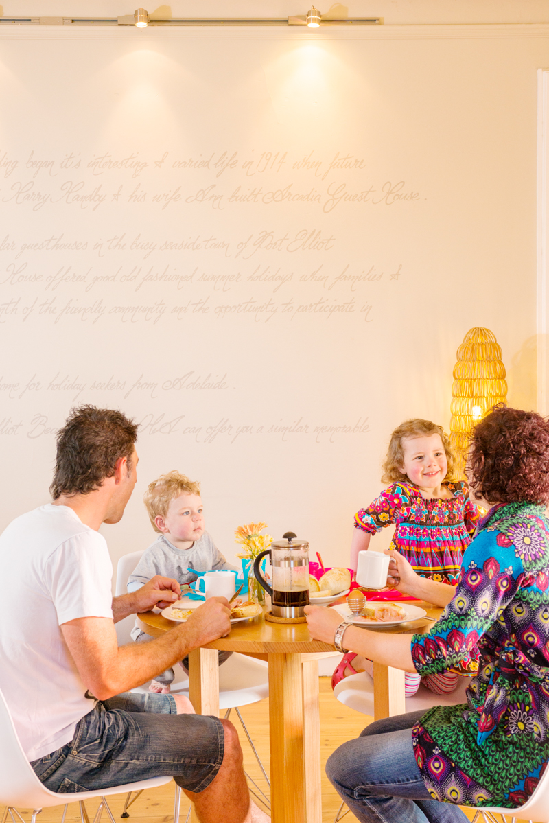 Sometimes we manage a civil meal, all together at the table. Most nights, one is slumping in their chair, one is zooming a car around their plate, and the 'talking stick' is having to be passed around to give everyone a chance.