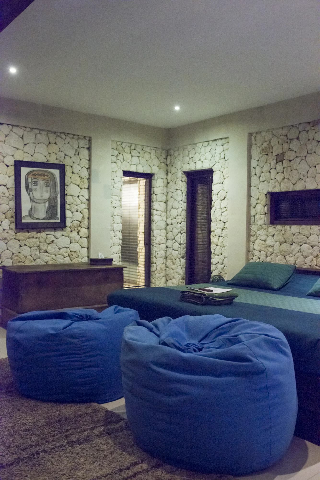 Downstairs in the loft room