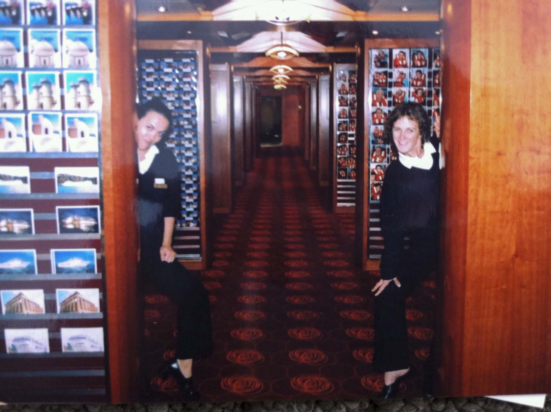 What else to do when surrounded by hundreds of un-sold photographs? Be models of course! This is the gallery where we would print every image with the aim of selling. 