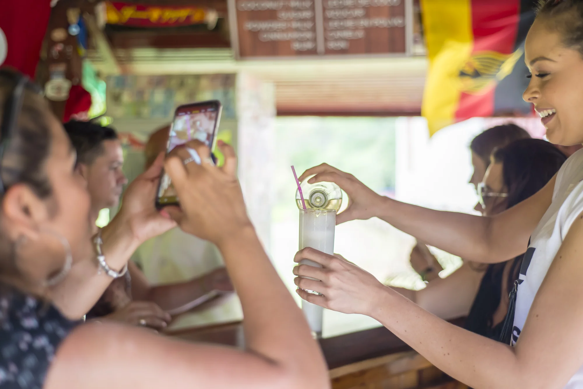 Not strong enough? Pour your own rum ‘to taste’