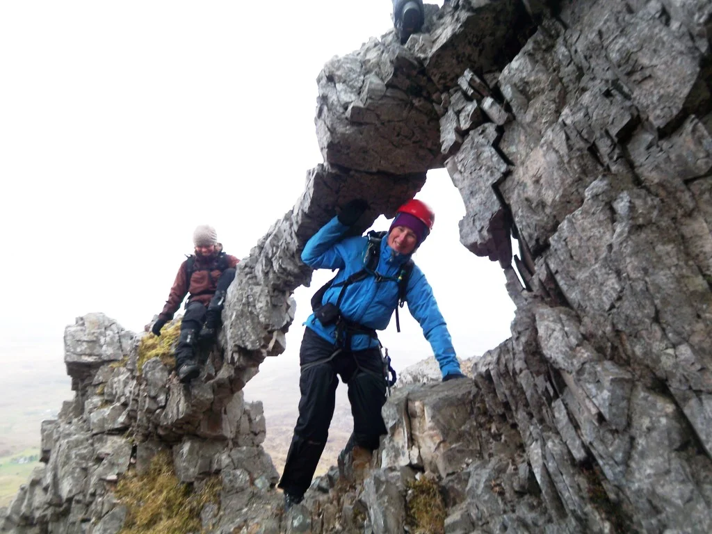 Scrambling on the north ridge of Errigal.jpg