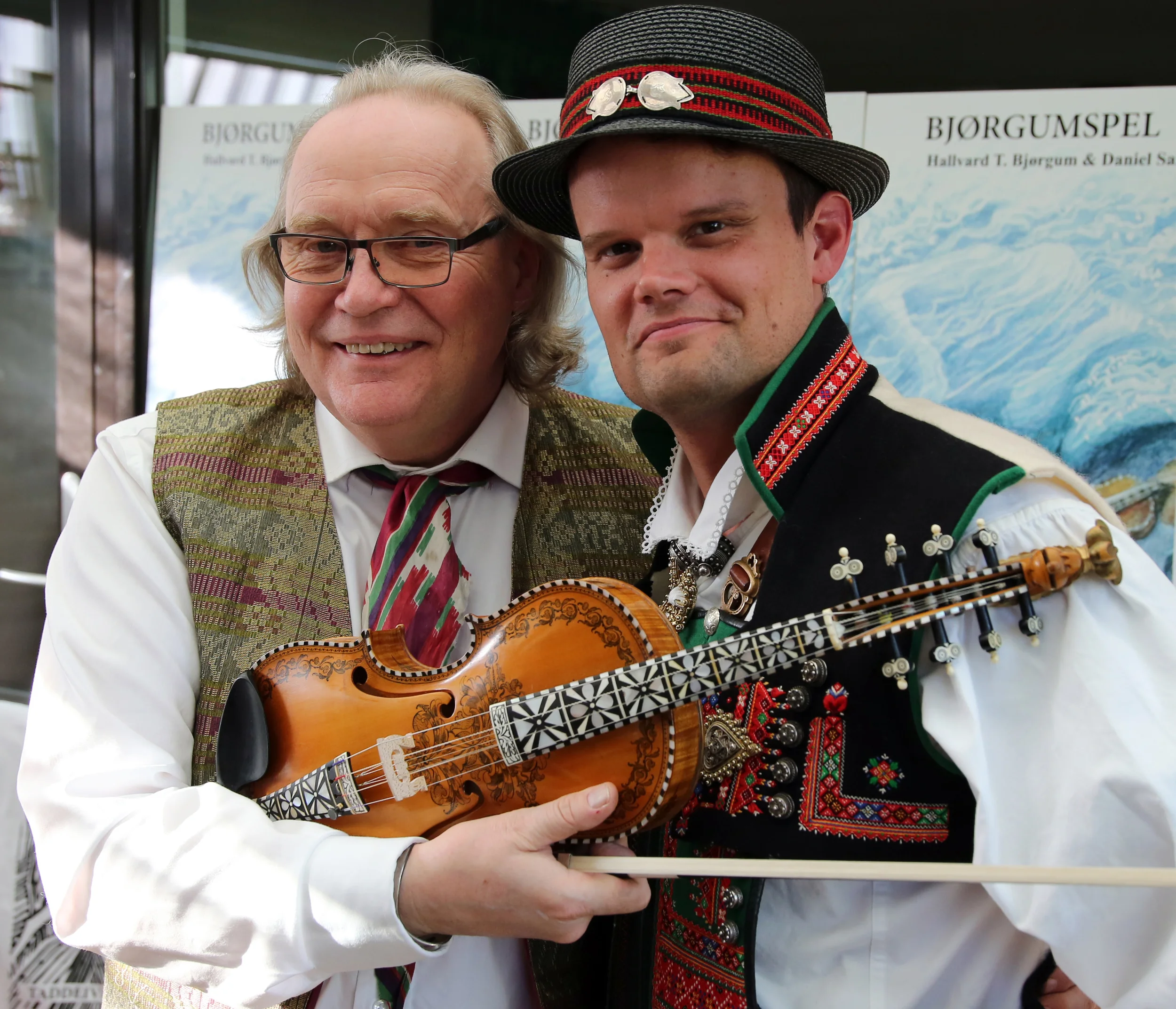Hallvard T. Bjørgum og Daniel Sandén-Warg. Foto: Knut Utler
