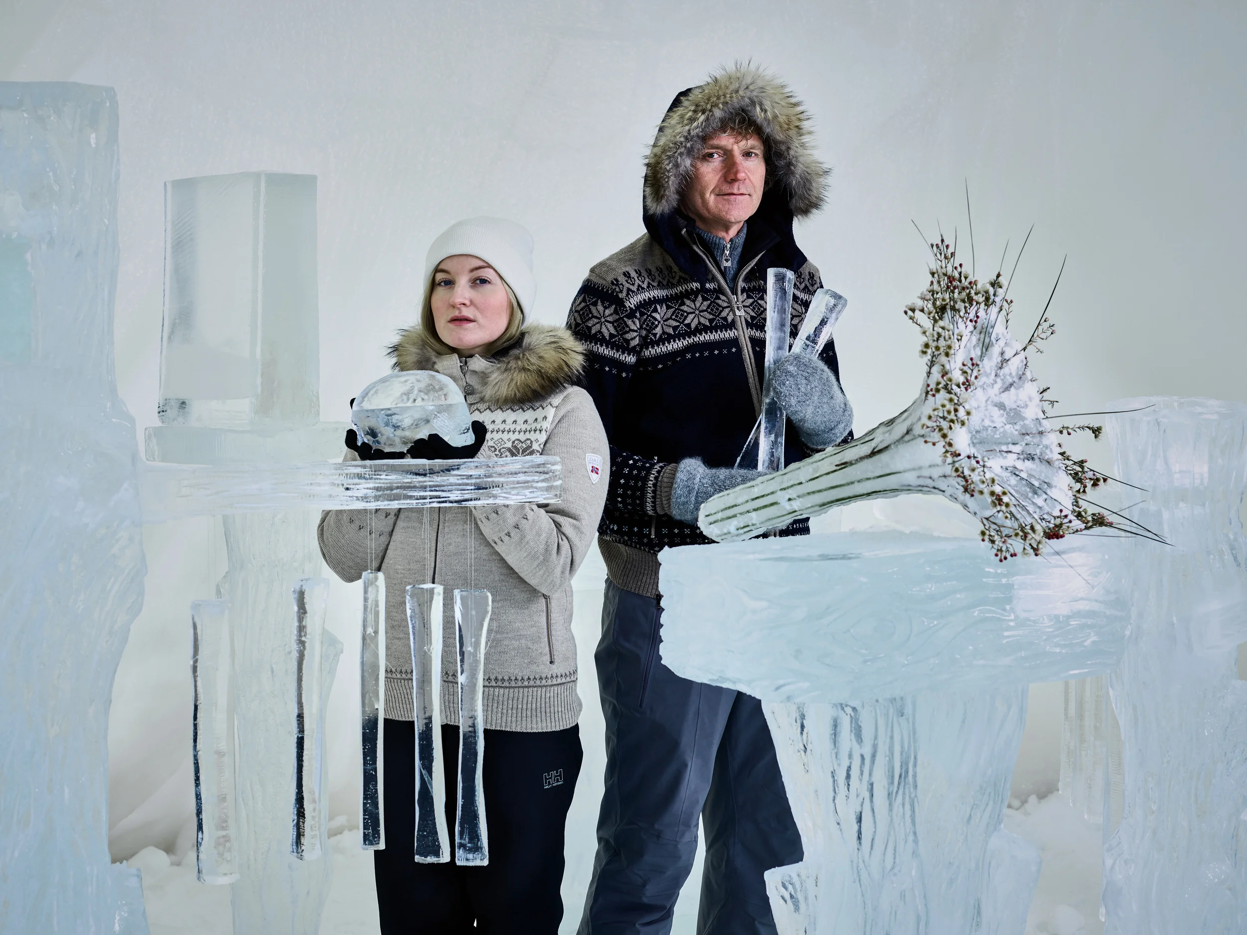 Icemusic 2016 Terje Isungset & Maria Skranes.Photo by Emile Holba.jpg