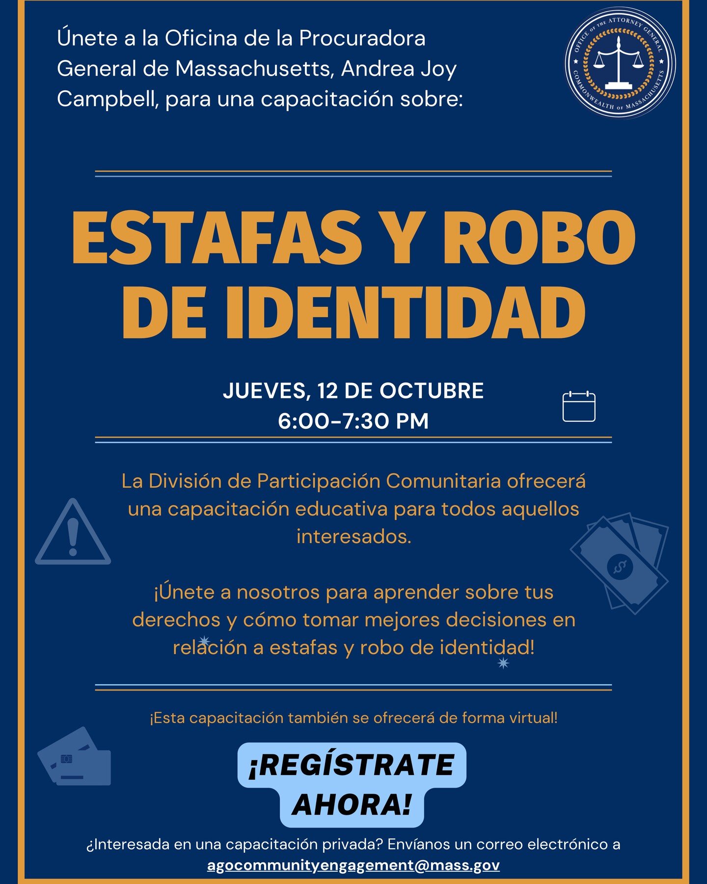 &iexcl;REGÍSTRATE AHORA! 

https://us06web.zoom.us/j/81560478700?pwd=x9DSzcnEiD685yWWBgqExEh6pTKbXn.1