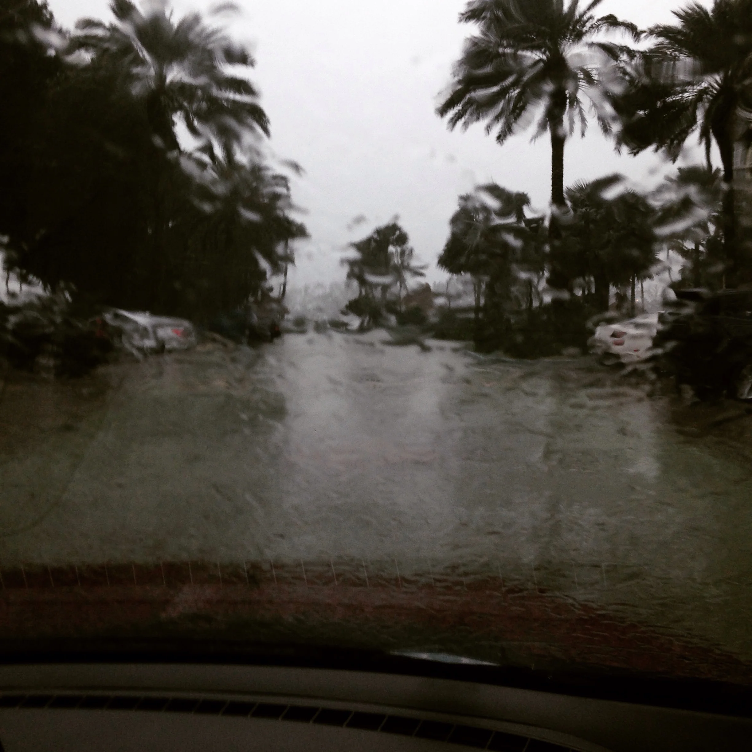 Ibland kom de "lite regn"