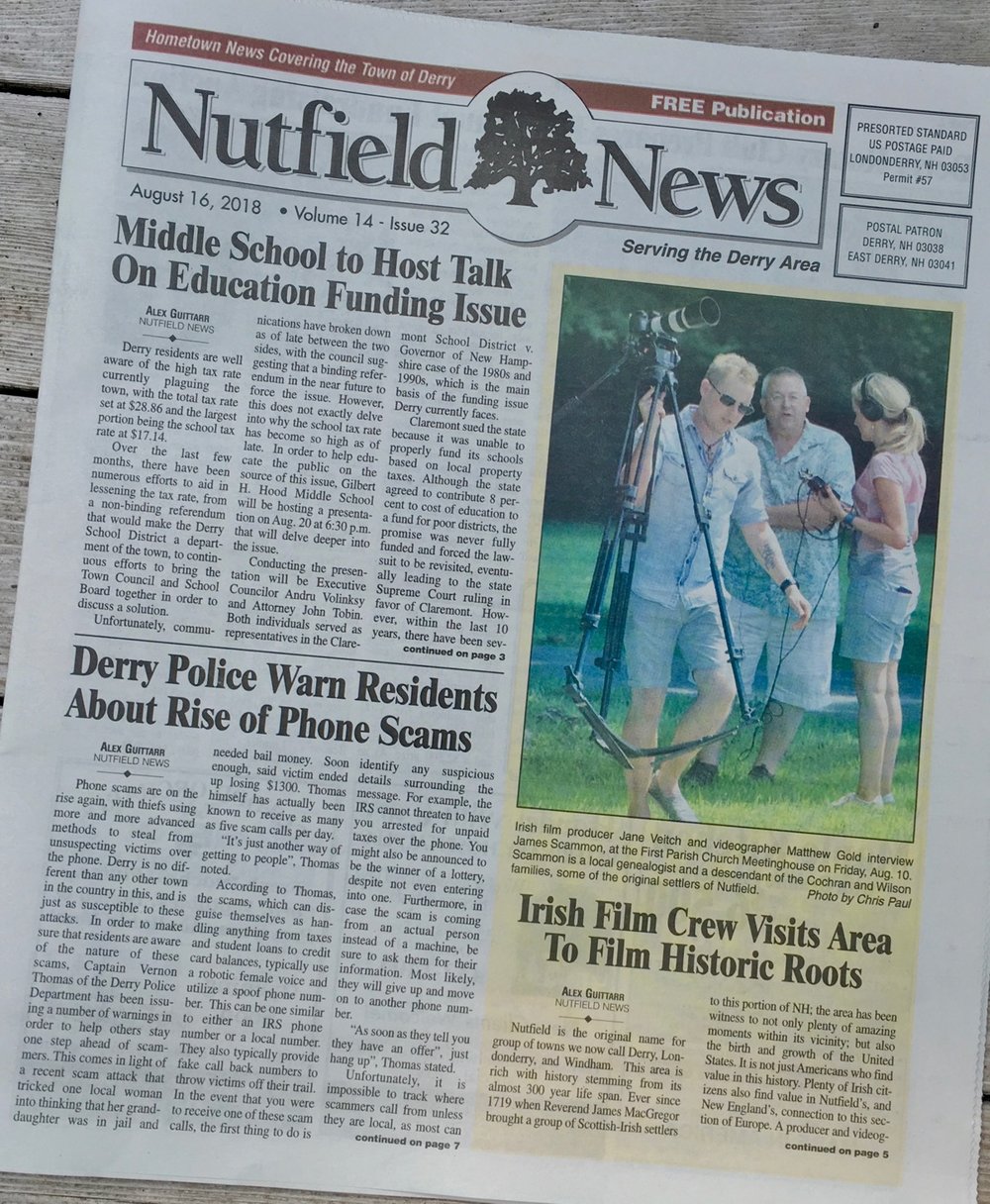   Nutfield News August 16, 2018   