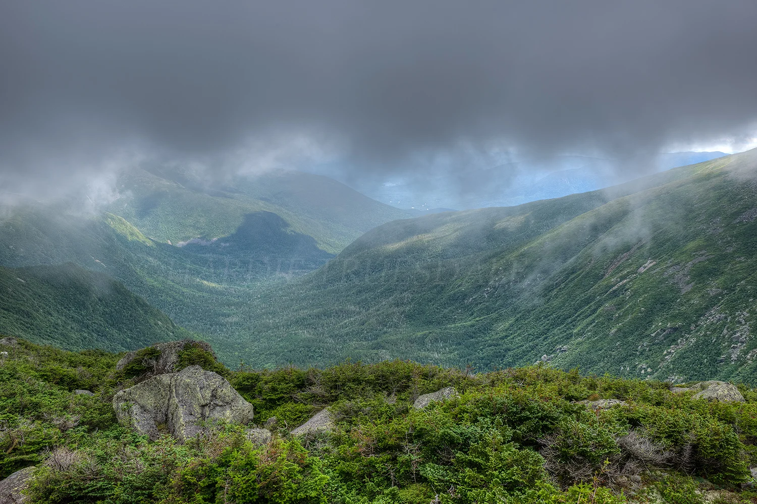 NH#60 "Great Gulf Wilderness from Mt Clay"