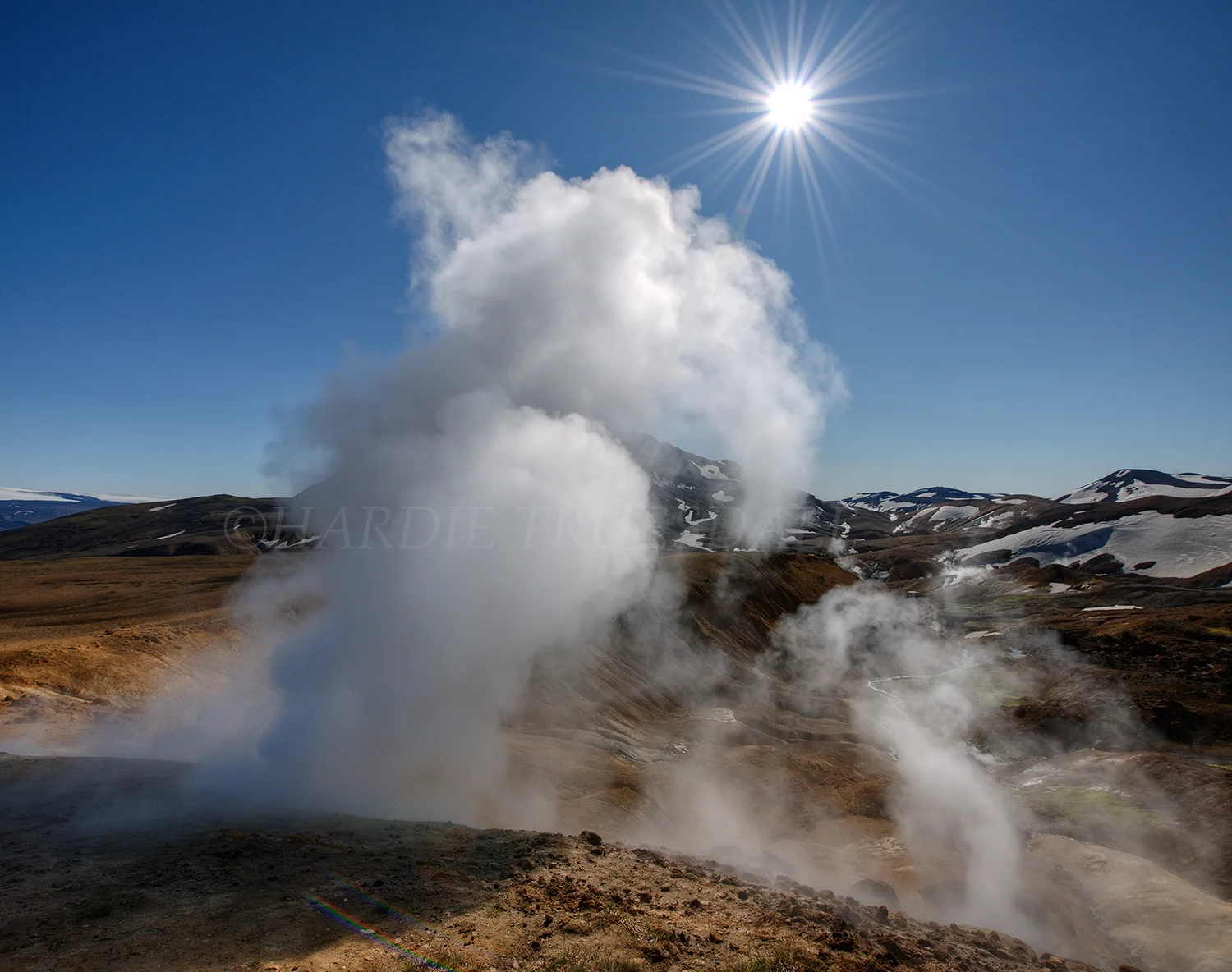 Ice#16 "Starburst and Geyser"