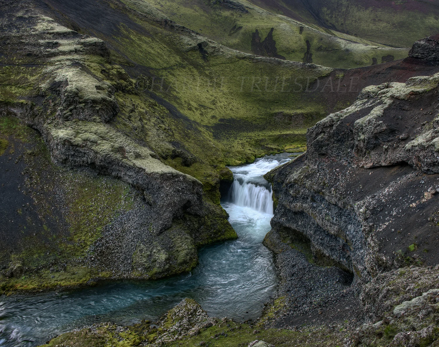 Ice#11 "Waterfall On The Raudibotn Crater Trail"