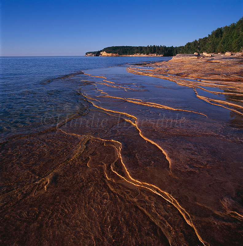  MI#034 "Mosquito Beach, Pictured Rocks National Lakeshore, Lake Superior, MI" 