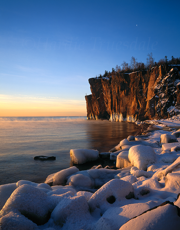  MN#102 "Frozen Shoreline, Palisade Head, Lake Superior" 